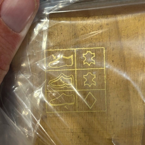 Boden Womens Size 6 (37) Suede Wood Chunky Heel Sandals Orange Y2K 90's  Summer - Picture 12 of 12